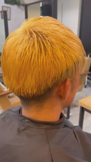 2回ブリーチからのオンカラー 