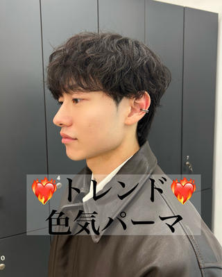 パーマ メンズ 名駅/メンズ特化/ 大人ヘア💗信岡 和のヘアスタイル