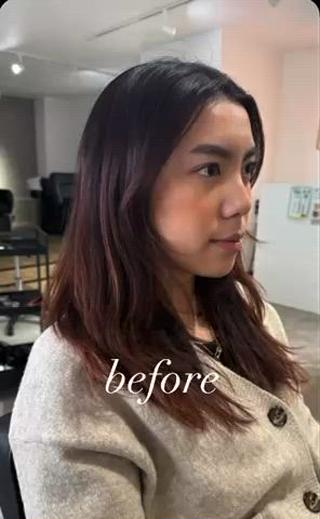 ミディアム etoi所属・領下 海月のヘアスタイル