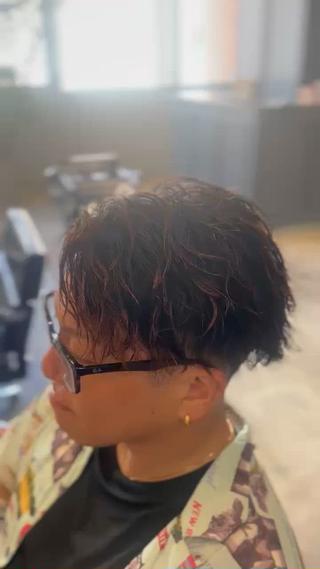 緩めのツイストスパイラルパーマ 