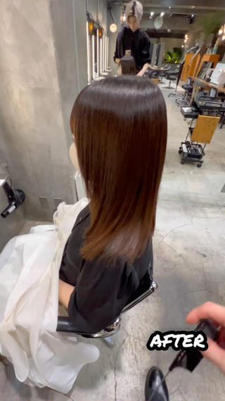 セミロング パーマ GO TODAY 原宿本店所属・🎁曲がる縮毛矯正 /DAIKIのヘアスタイル