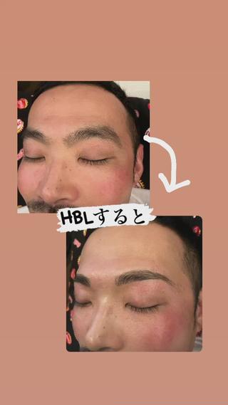 男性も、毛流れ整えてWaxでムダ毛処理して
綺麗な眉毛に