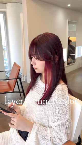 セミロング 野中 洋介のヘアスタイル