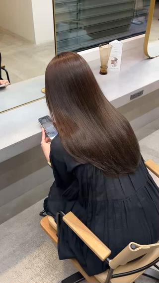 ロング カラー 🐰艶カラー🪙 美髪矯正/AYUNAのヘアスタイル