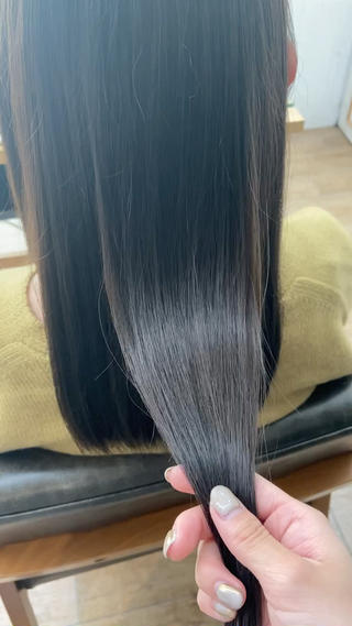 髪質改善でつやさらヘアに 
