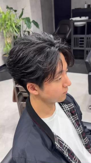 カラー ✂️メンズサロン✂️ SHINE✨浅野士稀のヘアスタイル