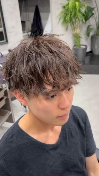 マッシュシャドウパーマ 