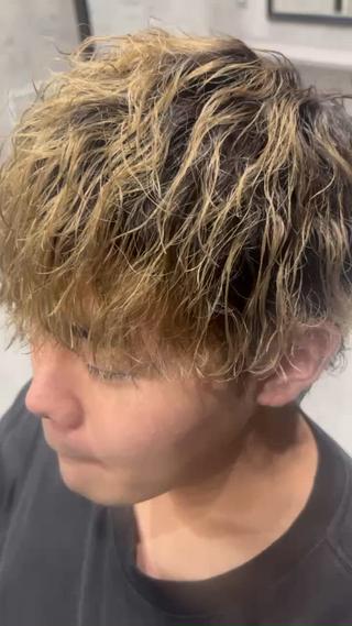 パーマ ✂️メンズサロン✂️ SHINE✨浅野士稀のヘアスタイル