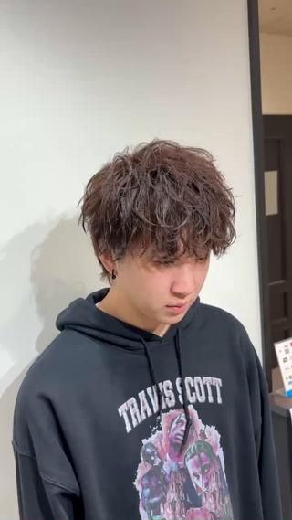 パーマ メンズ ✂️メンズサロン✂️ SHINE✨浅野士稀のヘアスタイル