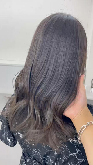 セミロング カラー 🦋韓国系指名No1 店長/圓山 祐也🦋のヘアスタイル