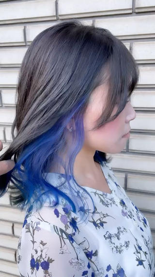 ミディアム カラー 🦋韓国系指名No1 店長/圓山 祐也🦋のヘアスタイル