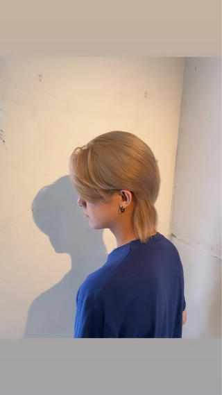 夏はブリーチしてスッキリ軽く見える色がおしゃれでオススメです 