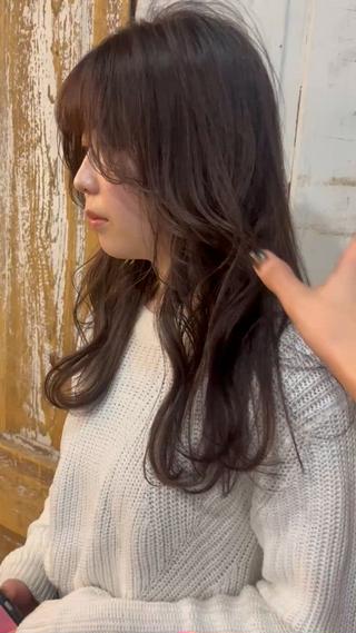 ミディアム ハイトーン/顔まわり レイヤー/YUKAのヘアスタイル