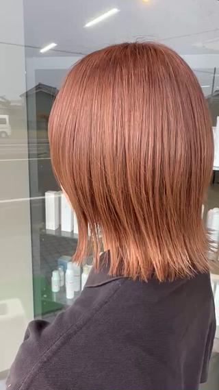 ミディアム arika オケシ　リョウダイのヘアスタイル