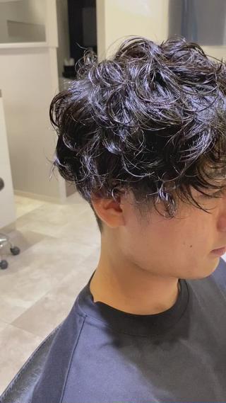 オシャレなマッシュパーマ！簡単にセットできる時短スタイル 