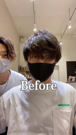 スタイリングがしやすい軽さのマッシュスタイル
朝が楽になります！！ 