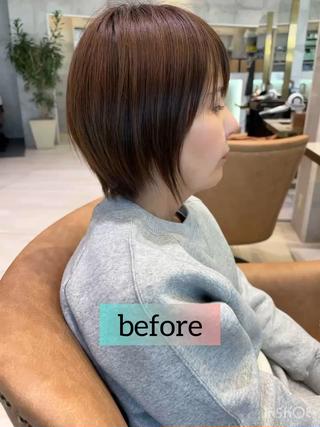 ショート ショートボブ/ 無料カット/荒砂のヘアスタイル