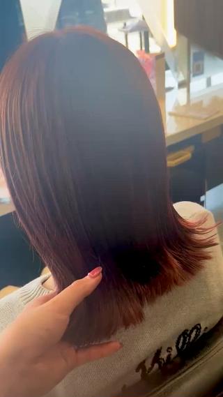 暖色カラー大人気です！‪´- 