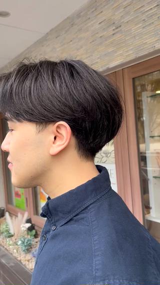 ショート メンズ 👑毛流れ、艶髪◉ 縮毛矯正錦糸町ヒガシのヘアスタイル