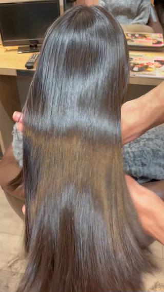 仕上げのアイロン、オイル等なしの乾かしただけ。 