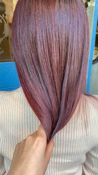 セミロング 透明感カラー🎀 tasty／makoのヘアスタイル