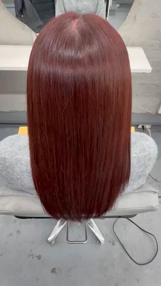 髪質改善カラー 