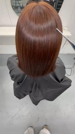 縮毛矯正プラスカラー 