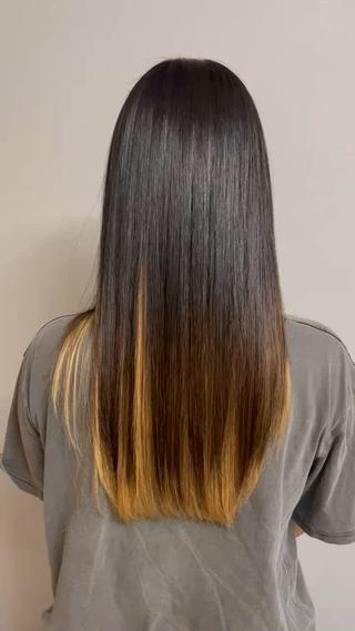 水素トリートメントの手触りや質感、艶もかなり良いです！ 