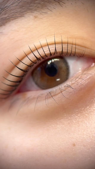 持ちのよいまつ毛パーマ️