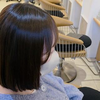ショート GRITTERs 泉中央店所属・ボブ/小顔レイヤー/ カットモデル泉中央✨のヘアスタイル