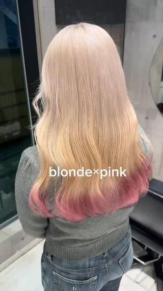 ロング カラー 透明感カラー艶カラー 暖色カラーshionのヘアスタイル