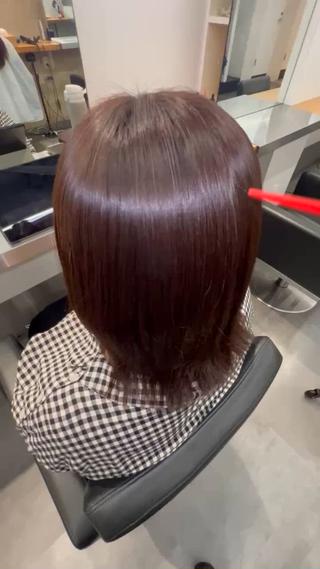 ミディアム 春山 翔和のヘアスタイル