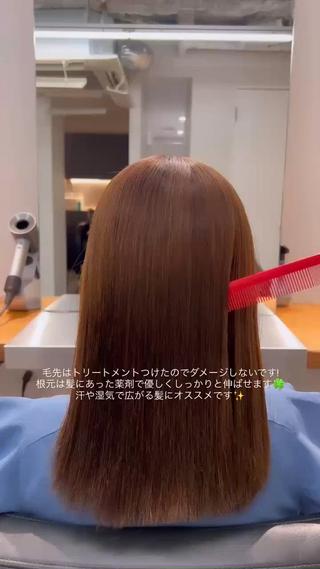 ABBEY3アシスタントのハルヤマです！

(髪質改善ストレート)

お客様一人一人に合わせた薬剤選定をすることで、必要最小限なダメージで綺麗なさら艶髪を作ることができます！
朝のアイロンの時間をなくしたい、汗や湿気でうねる、広がる、パサつく方1度僕にお任せ下さい！ 