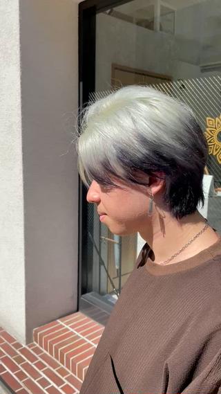 ミディアム カラー メンズ パーマ指名No.1 /Ryosuke.のヘアスタイル