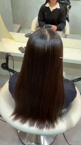 ロング カラー 美髪矯正🫧/ 吉田こうすけのヘアスタイル