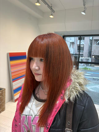 ロング カラー ブリーチモデル/ メンズパーマ/AMIのヘアスタイル