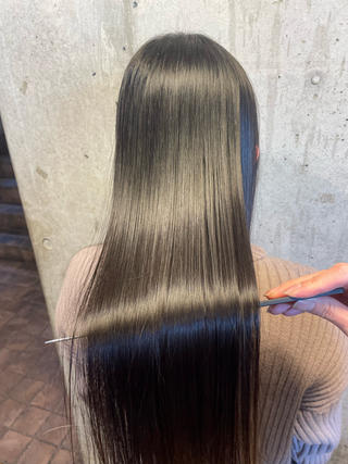 ドライのみでこの艶々 