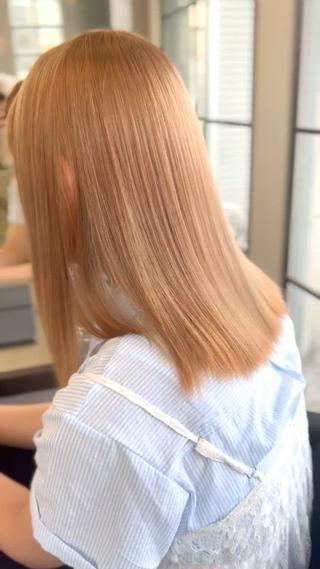 ロング 似合わせカラー/ ブリーチ🤩店長レンのヘアスタイル