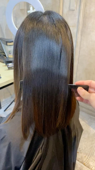 セミロング 山田 蓮のヘアスタイル