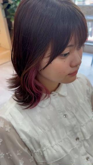 イメチェンにおすすめのインナーカラー 