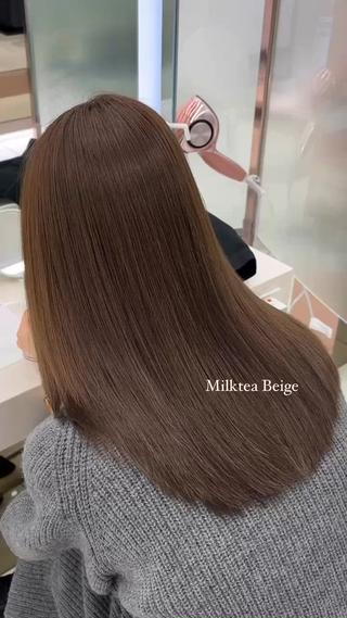 明るめミルクティーベージュ 