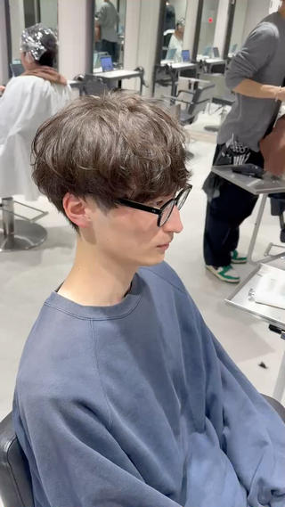 ショート パーマ メンズ 【メンズ特化】 池田大成✂︎のヘアスタイル