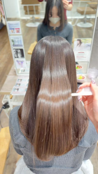 ロング カラー honoka/レイヤ ー/艶感カラー/韓国のヘアスタイル