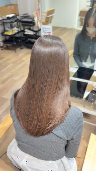 ロング カラー honoka/レイヤ ー/艶感カラー/韓国のヘアスタイル