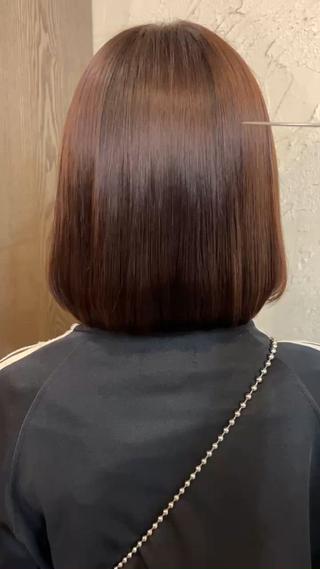 ミディアム 西 優衣奈のヘアスタイル