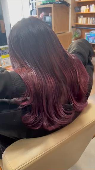 セミロング JUNO所属・阪神西宮★JUNO 川﨑温子のヘアスタイル