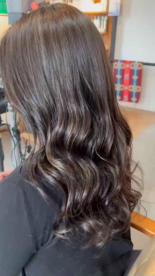 ロング JUNO所属・阪神西宮★JUNO 川﨑温子のヘアスタイル