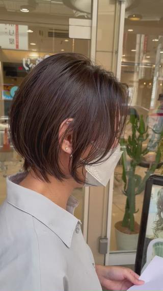 ショート ✨酸性ストレート✨ 南川だいさくのヘアスタイル