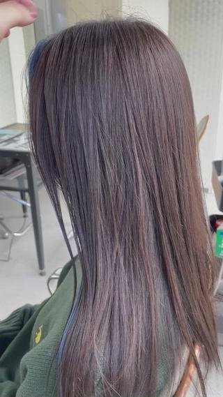 ロング 髪質改善色素改善特化 keiのヘアスタイル