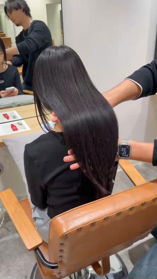 ロング 髪質改善ストレート/ 藤田和輝✨のヘアスタイル